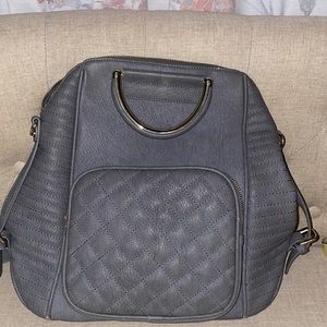 Mistique Gray Backpack‎ or Handle Carry| 3 Zippered Pockets|